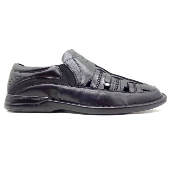 Stacy Adams Black Slip On Dress Casual Sandals Shoes Men\'s 10 M main image 8